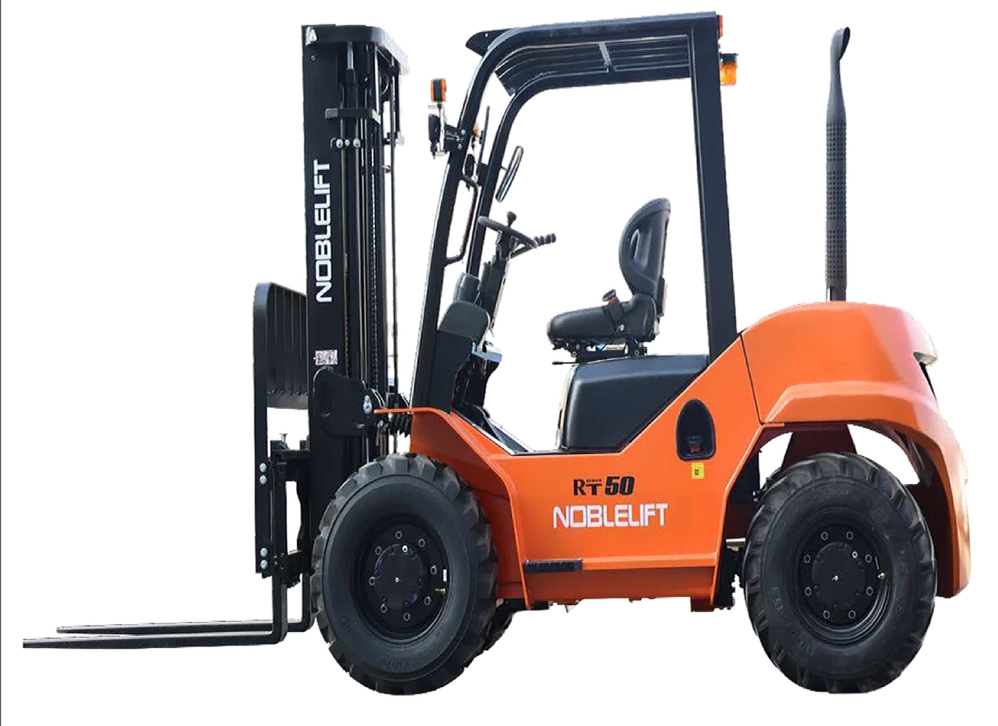 FD4RT70 7000lbs, 4WD Diesel Rough Terrain Forklift 197” SS 4Way ESS